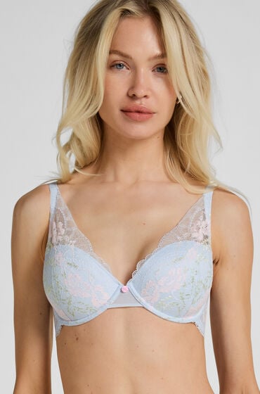 Hunkemöller Miri Polstret Bøjle-BH med Blonde Blå