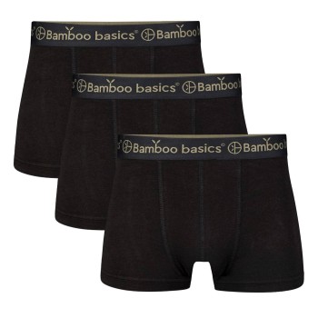 Bamboo basics 3P Liam Short Leg Boxers Sort XX-Large Herre