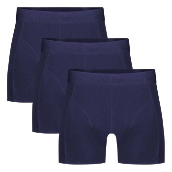 Bamboo basics 3P Rico Boxers Navy Small Herre