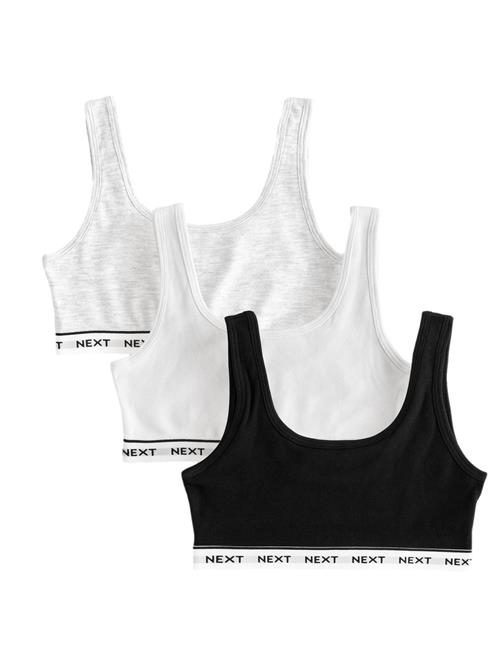 Next BH  grå-meleret / sort / hvid