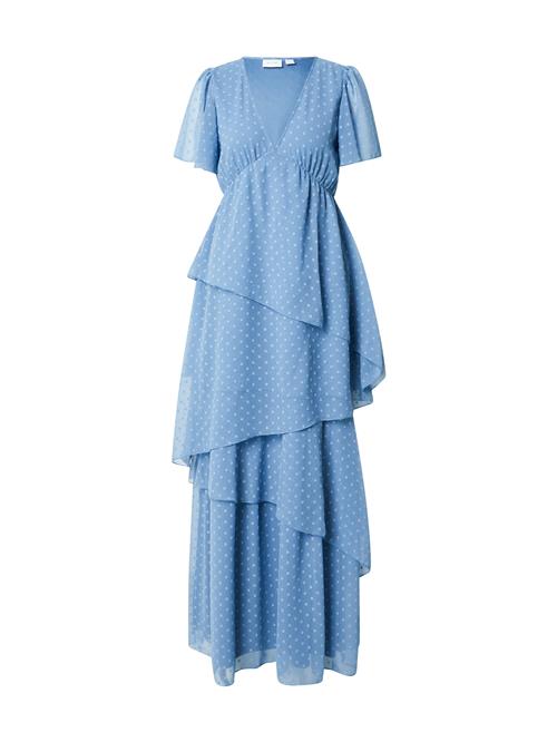 VILA Kjole  pastelblå / hvid