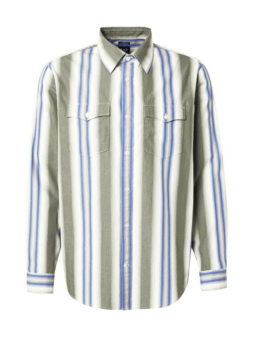 GAP Skjorte  blå / sepia / offwhite