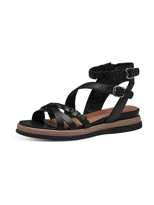 Tamaris Sandaler med rem  sort