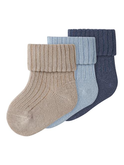 NAME IT 3-Pak Strømper Nobbu Chateau Gray