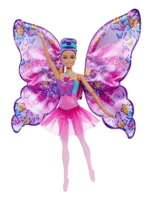 Barbie | Dance And Flutter Doll With 2-In-1 Transformation From Dancer To Butterfly, Purple Hair | ONE SIZE