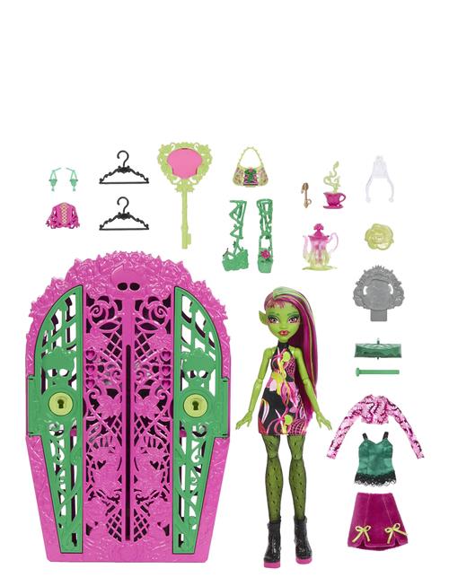 Monster High | Skulltimate Secrets Garden Mysteries Playset, Venus Mcflytrap Doll With 19+ Surprises | ONE SIZE