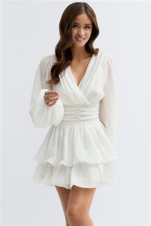 Gina Tricot - Mini dress - korte kjoler - Hvid - 36 - Dame