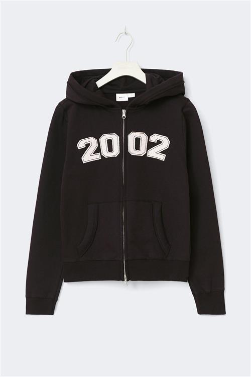 Gina Tricot - 14+ 2 way zip hoodie - Trøjer - Brun - XXS - Dame