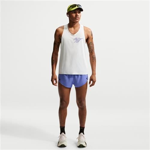 Nike AeroSwift Dri-FIT ADV-løbeshorts med indershorts (5 cm) til mænd - blå
