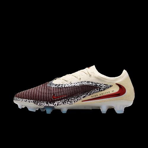 Nike United Phantom 6 Low Elite-fodboldstøvler til græs - rød