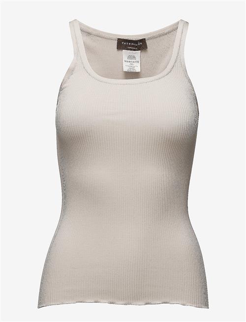 Rosemunde | Rwbelle Silk U-Neck Strap Elastic Top | XS