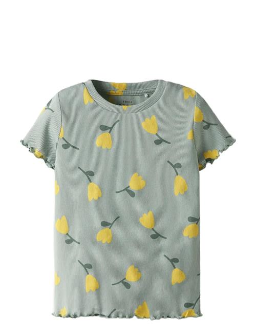 name it | Nmfvemma Aop Ss Slim Top | 104