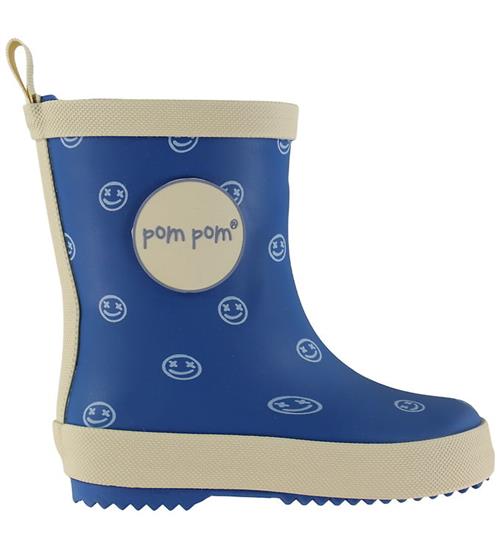 Pom Pom Gummistøvler - Snorkel Blue AOP