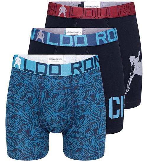CR7 Boxershorts - 3-pak - Sort/Blå