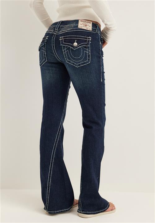 True Religion Joey Lr Flare Lurex Big T Flap