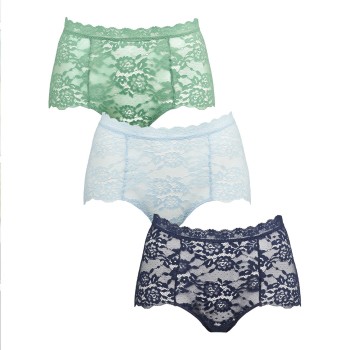 Missya 3P Lace Maxi Blå/Grøn Small Dame