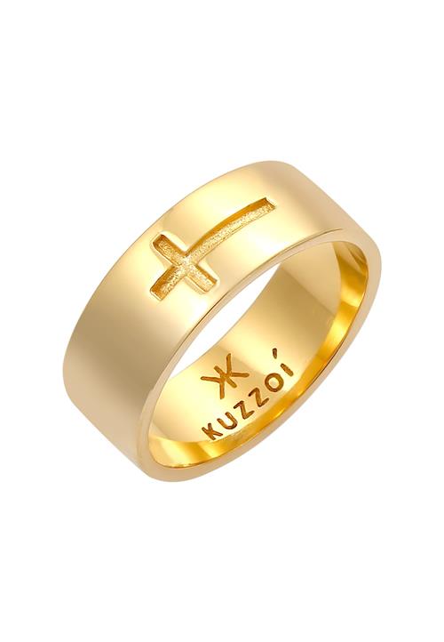 KUZZOI Ring 'Kreuz'  guld