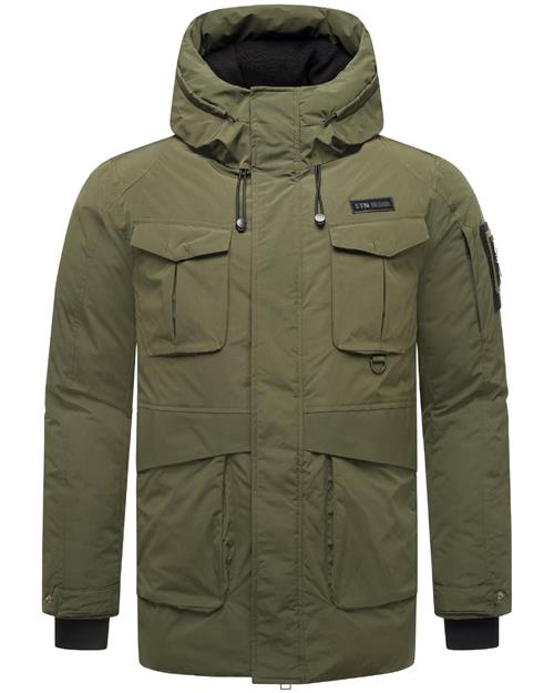 STONE HARBOUR Vinterjakke 'Edriik XX'  mørkegrøn