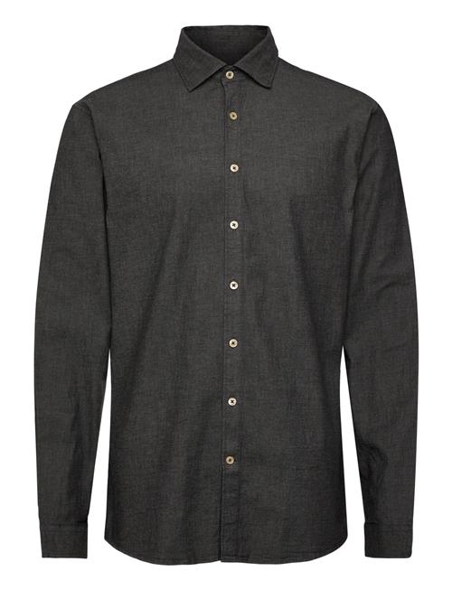 Lindbergh | Soft Indigo Stretch Shirt L/S | XL
