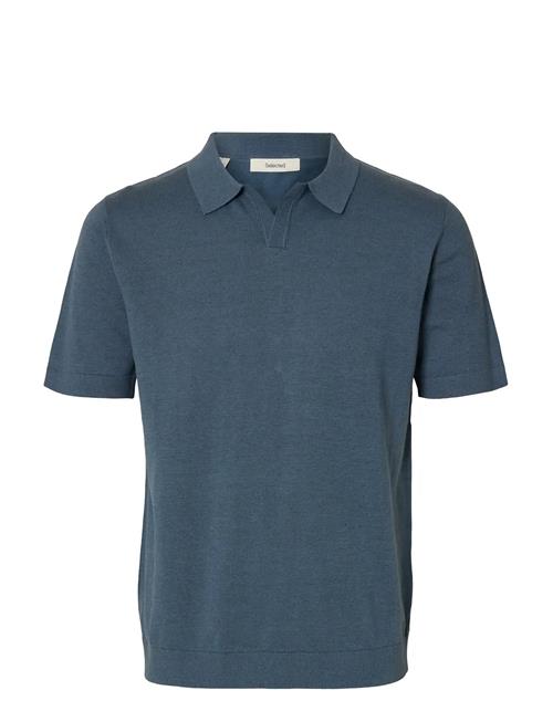 Selected | Slhmattis Ss Linen Blend Open Polo Noos | S