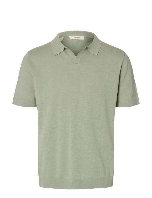 Selected | Slhmattis Ss Linen Blend Open Polo Noos | M
