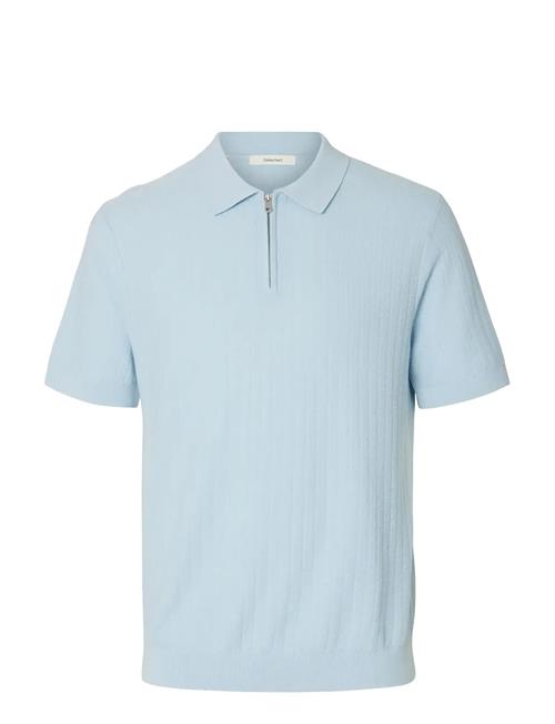 Selected | Slmcran Ss Knit Structure Zip Polo Noos | S