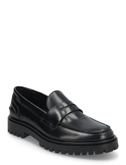 Garment Project | Aaron Penny Loafer - Black Polido | 45