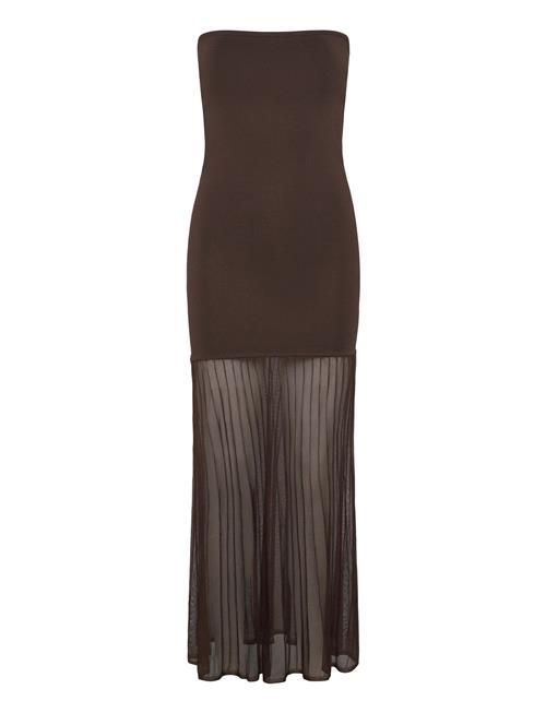 Malina | Isola Drop Waist Sheer Knitted Dress | M