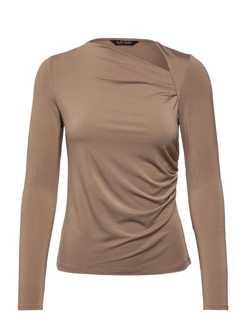 Lauren Ralph Lauren | Stretch Jersey Asymmetrical Top | M