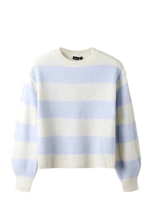 LMTD | Nlfbynthe Stripe Ls Short Knit | 134-140