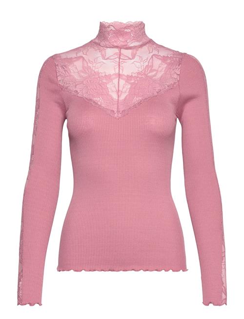 Rosemunde | Rwbeatha Silk Ls Lace T-Neck T-Shir | L