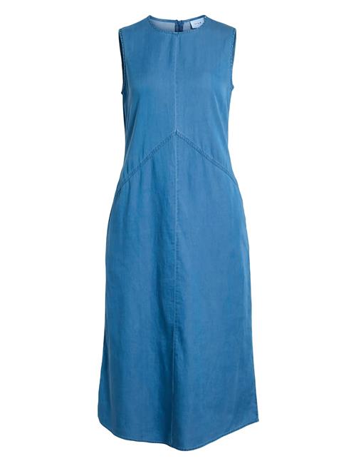 Vila | Vibista Denim S/L Midi Dress / Ls | 38