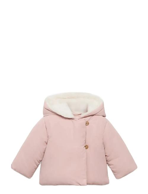 Mango | Anorak With Shearling-Effect Hood | 9-12M