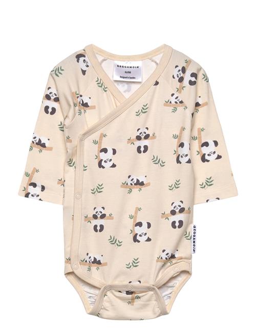 Geggamoja | Bamboo Wrap Body Beige Panda | 62/68