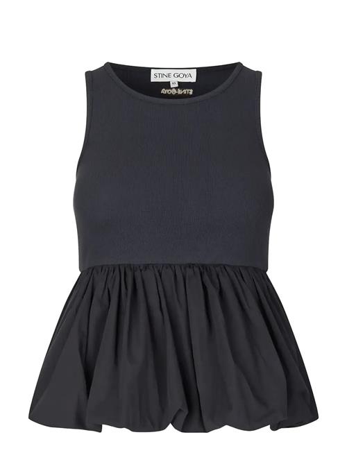 STINE GOYA | Rib / Light Cotton, Sleeveless Balloon Top | XL