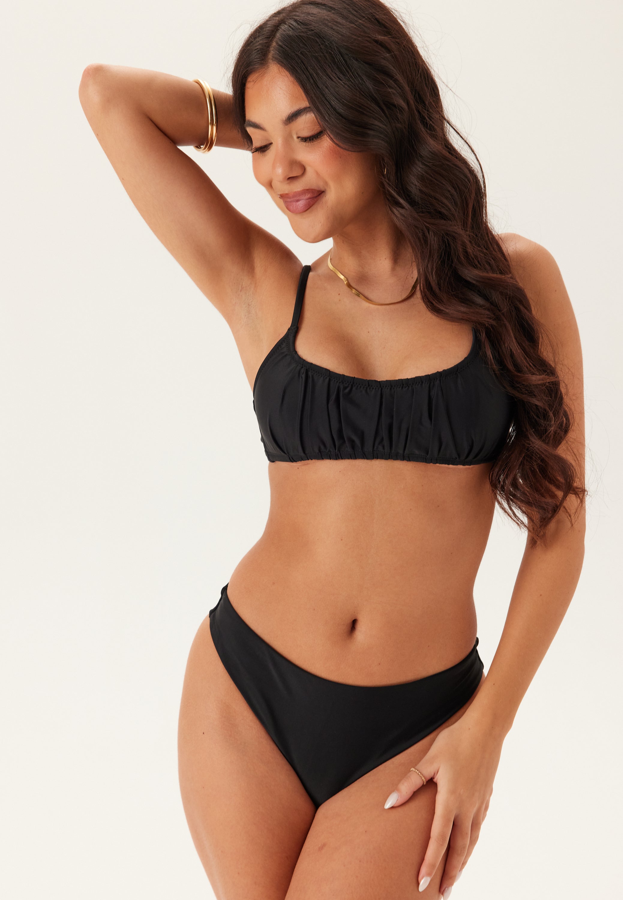 BUBBLEROOM Ruched Bikini Top