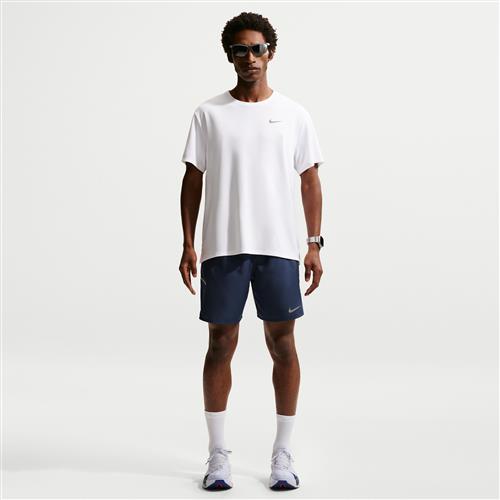 Nike Miler Dri-FIT-løbeshorts (18 cm) med indershorts til mænd - blå