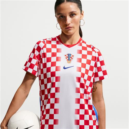 Kroatien 2026 Stadium Home Nike Dri-FIT Replica-fodboldtrøje til kvinder - hvid