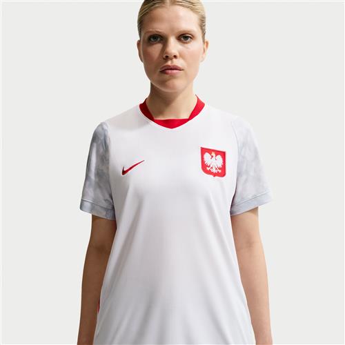 Polen 2026 Stadium Home Nike Dri-FIT Replica-fodboldtrøje til kvinder - hvid