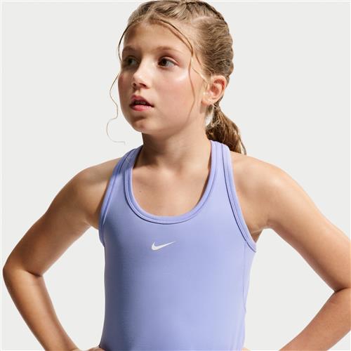 Nike One Fitted Dri-FIT-tanktop til større børn (piger) - lilla