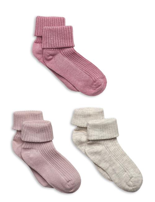Minymo | Baby 2X2 Rib Sock (3-Pack) | 23-26