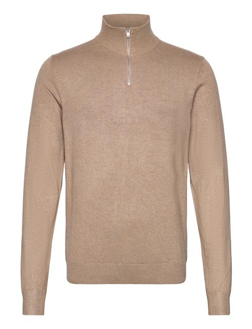 Lindbergh | Half Zip Mélange Knit | XL