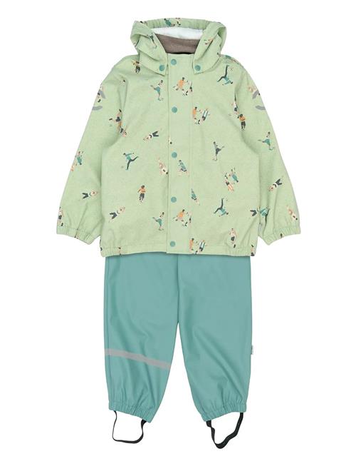 mikk-line | Pu Rain Set Aop W. Susp/104 | 140