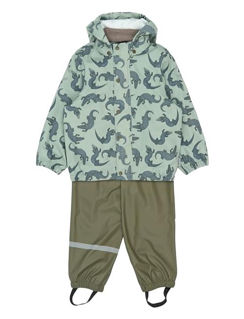 mikk-line | Pu Rain Set Aop W. Susp/104 | 140