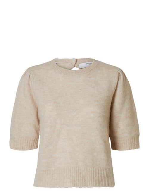 Selected | Slflulu Ss Open Back Knit O-Neck Noos | XXL