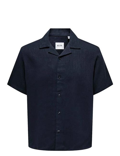 ONLY & SONS | Onskari Resort Ss Shirt Visc Lin 0075 Cs | XXL