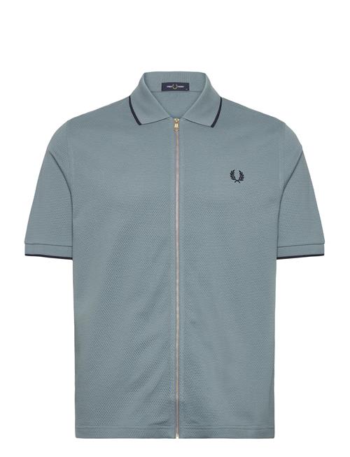 Fred Perry | Textured Zip Polo | M
