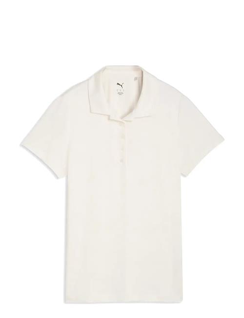 PUMA Golf | W Floral Lace Jacquard Ss Polo | XS