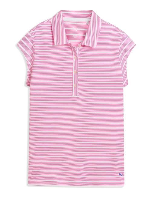 PUMA Golf | W Pique Yd Stripe Cap Sleeve | S