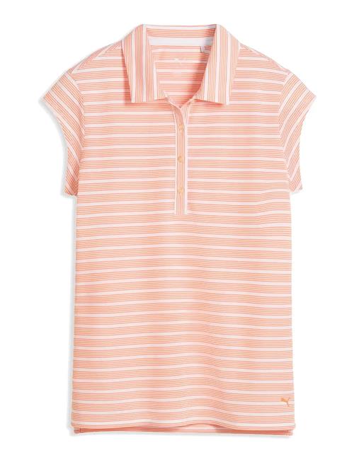 PUMA Golf | W Pique Yd Stripe Cap Sleeve | M